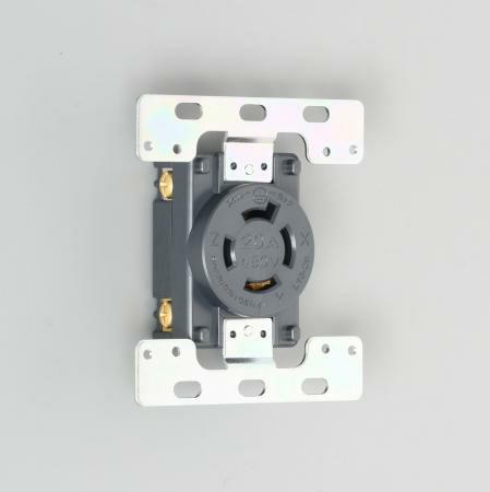 4240-2-L16 アメリカン電機 防水形プレート 専用コンセント 接地形3P 20A 480V <引掛形 NEMA規格 L16-20>