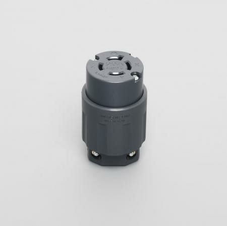 4244N-L16 アメリカン電機 コードコネクタボディ (ナイロンカバー) 接地形3P 20A 480V <引掛形 NEMA規格 L16-20>