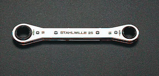 EA602CD-1 エスコ 7x 8mm ラチェットメガネレンチ (STAHLWILLE(スタビレー) 25-7X8)