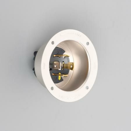 4325-L15 アメリカン電機 フランジインレット 接地形3P 30A 250V <引掛形 NEMA規格 L15-30>
