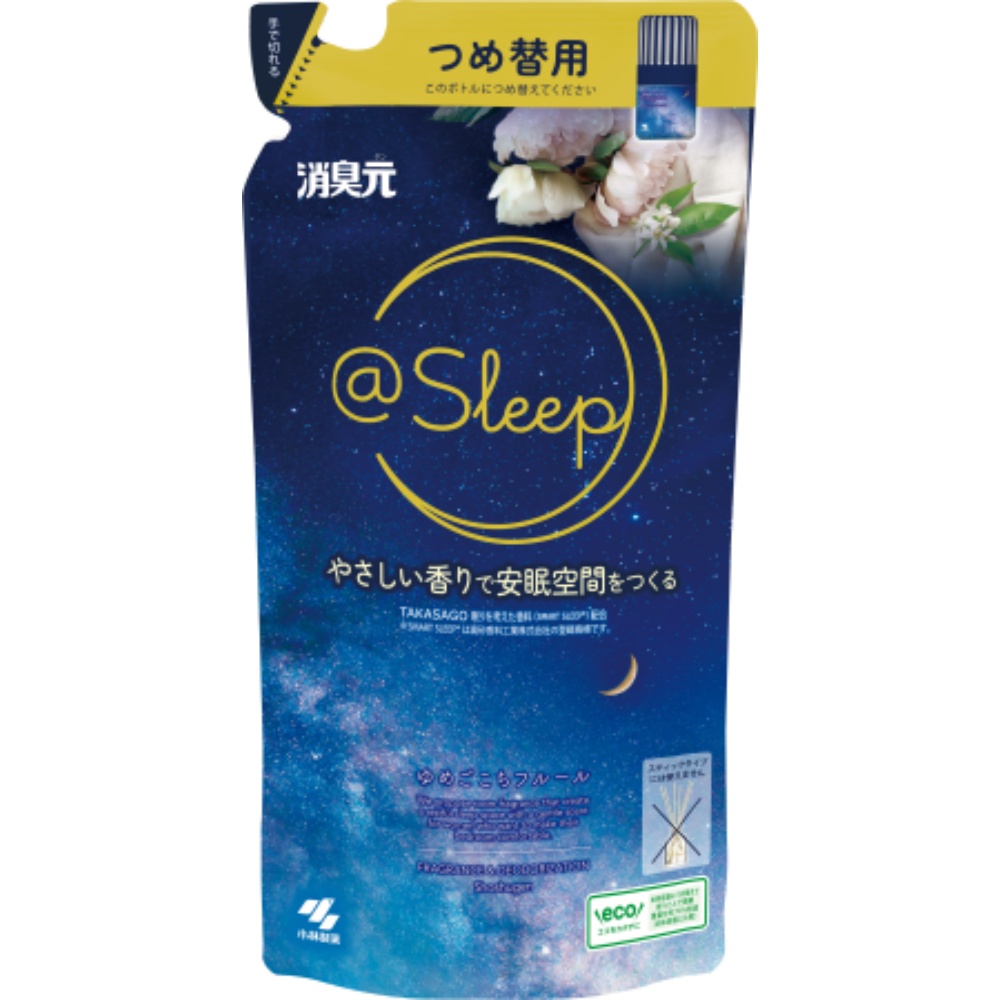 小林製薬 純正品 消臭元＠Ｓｌｅｅｐ つめ替用 ゆめごこちフルール 4987072093450【単品販売。ケース販売ではございません。】