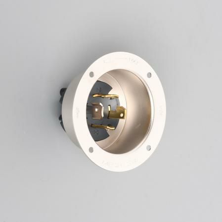 4365 アメリカン電機 引掛形 フランジインレット 接地3P 30A 600V
