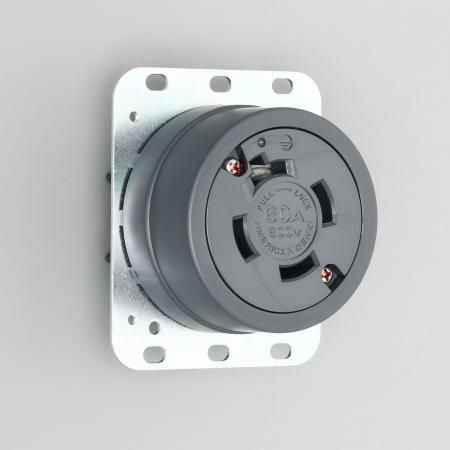 4660 アメリカン電機 引掛形 埋込コンセント 接地3P 60A 600V