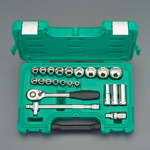 EA687CK-1A エスコ 1/2"DR ソケットレンチセット (SATA 09005)
