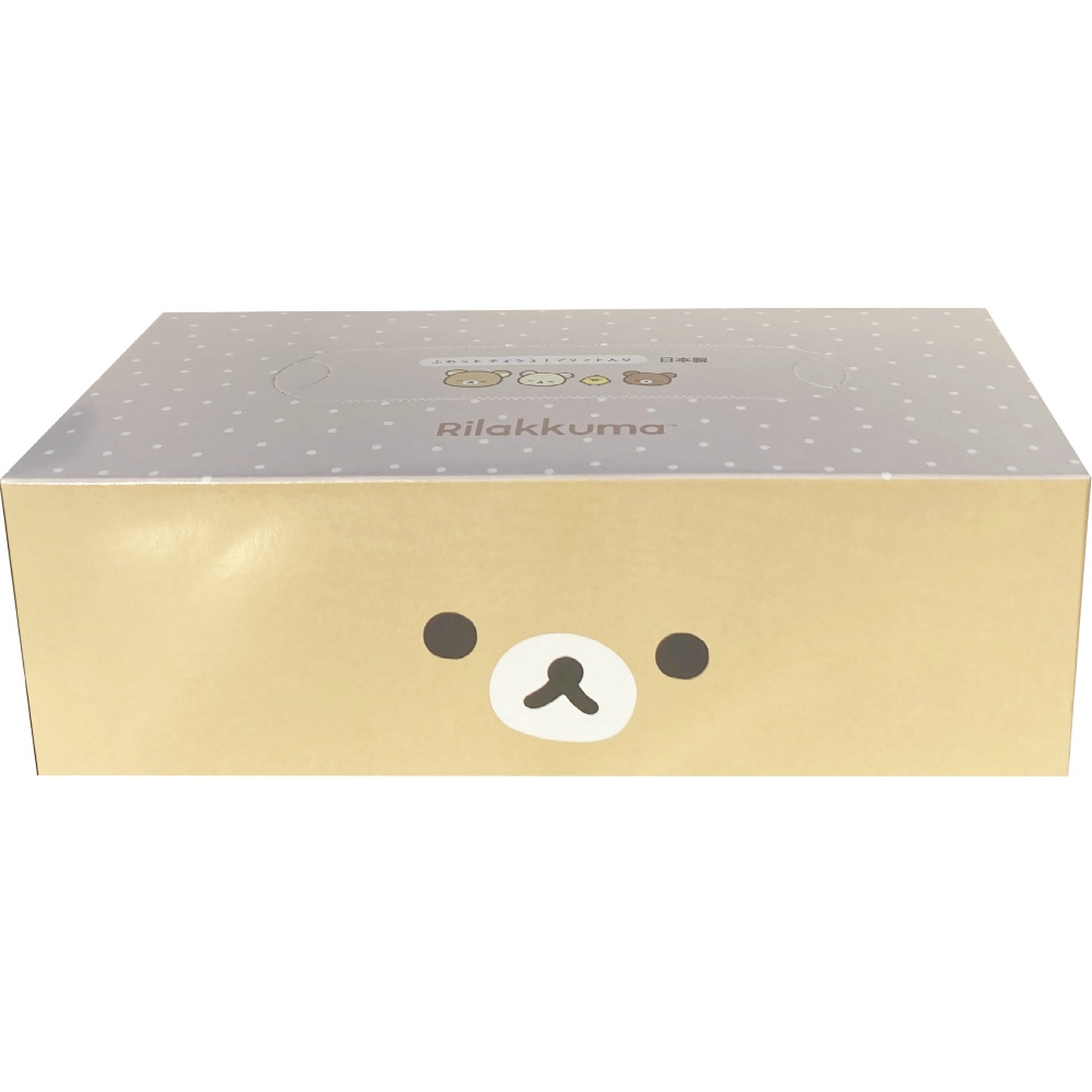 ハヤシ商事 純正品 リラックマキュートボックスティシュ150組 4977033211498【単品販売。ケース販売ではございません。】