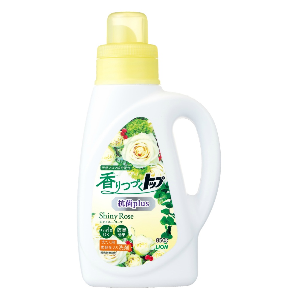 ライオン 純正品 香りつづくトップ 抗菌plus ShinyRose 本体 850g 4903301307778【単品販売。ケース販売ではございません。】