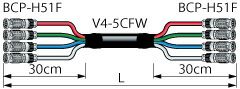 4VS05-5CFWH カナレ BNCケーブル(マルチ)