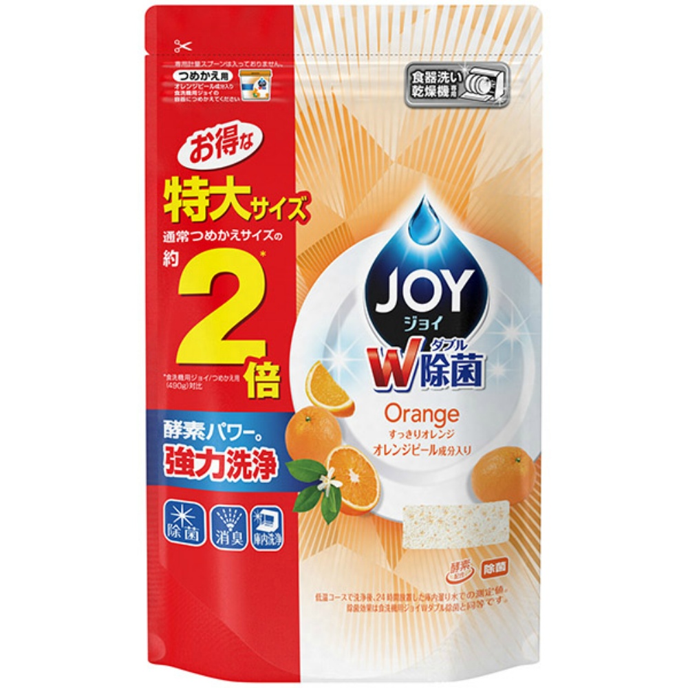 P&G 純正品 食洗機用ジョイ オレンジピール成分入り 詰替え 特大 930g 4902430777360【単品販売。ケース販売ではございません。】