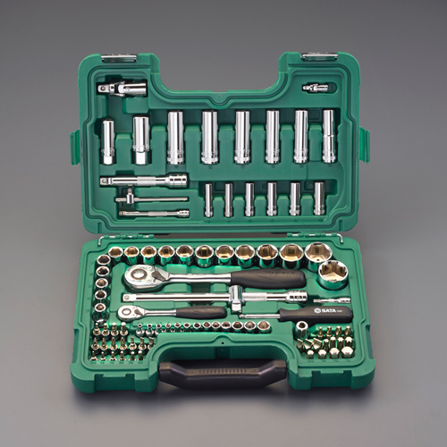 EA687DD-1 エスコ 1/4"・1/2"DR ソケットレンチセット (SATA 09013)