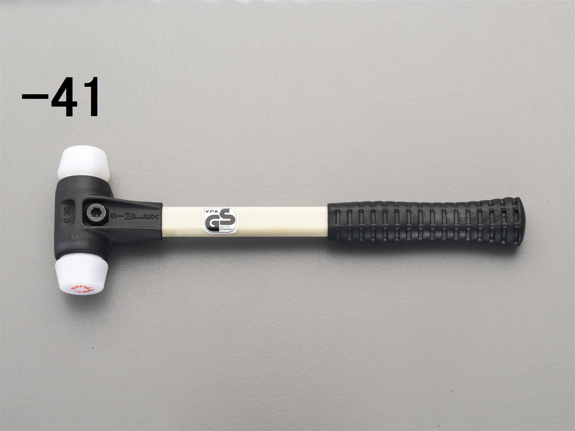EA575HB-42 エスコ 860g/40mm ハンマー(プラスチック・M ハード/G・Fハンドル) (HALDER(ハルダー) 3707.040)