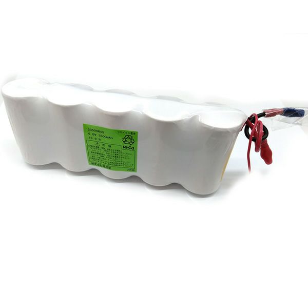 【一時販売休止km】【リード線3本】5/3500RS(YUASA)相当品 6V3500mAh S型 電池屋組電池 リード線のみまたはコネクタ流用