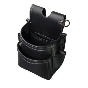 AB-22BG フジ矢 純正品新品 腰袋2段(黒金)