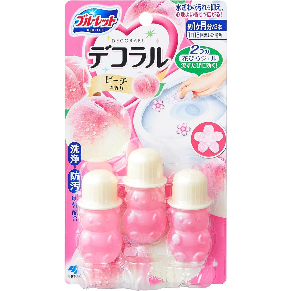小林製薬 純正品 ブルーレットデコラル ピーチの香り 4987072058190【単品販売。ケース販売ではございません。】