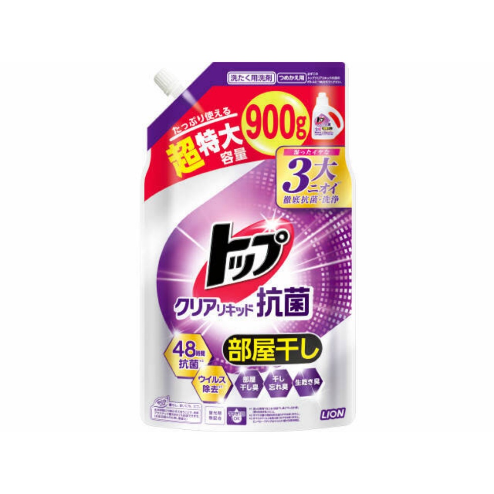 ライオン 純正品 トップ クリアリキッド 抗菌 つめかえ用 超特大 4903301365570【単品販売。ケース販売ではございません。】