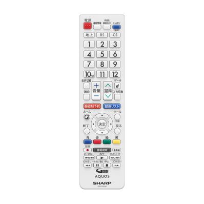 0106380601 シャープ 純正部品 液晶テレビ用 リモコン(010 638 0601)