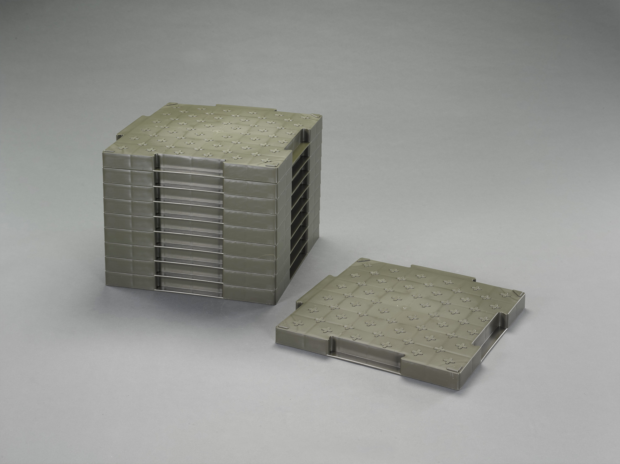 EA997RZ-50 エスコ 500x500x45mm 樹脂製敷板(連結式/OD/10枚) (ESCOオリジナル 500×500mm)