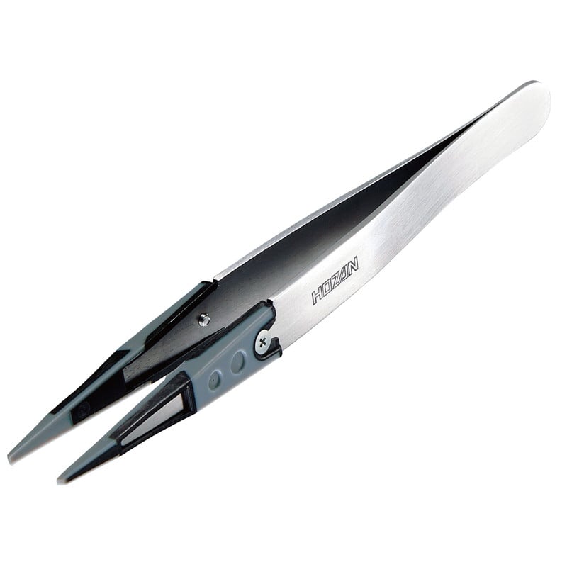 P-640-J ホーザン 新品 ESDソフトチップピンセット HOZAN