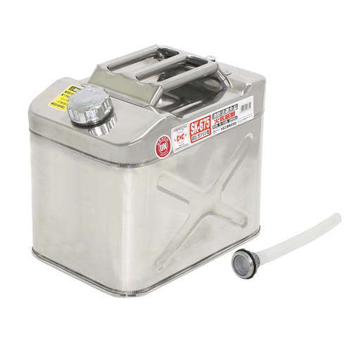 EA991HB-52A エスコ 20L ガソリン携行缶(ステンレス製) (大自工業(Meltec) SK-675)