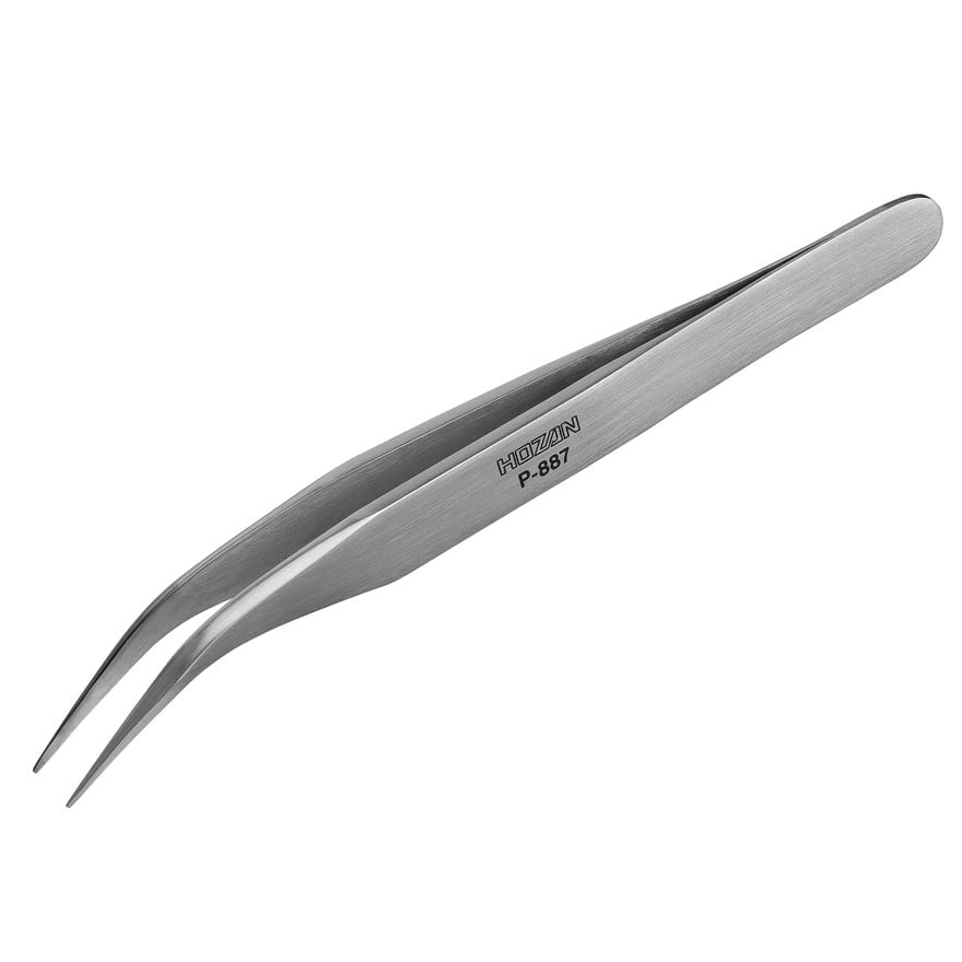【在庫特価品】P-887 ホーザン 新品 先曲がりピンセット HOZAN 【送料全国一律275円】