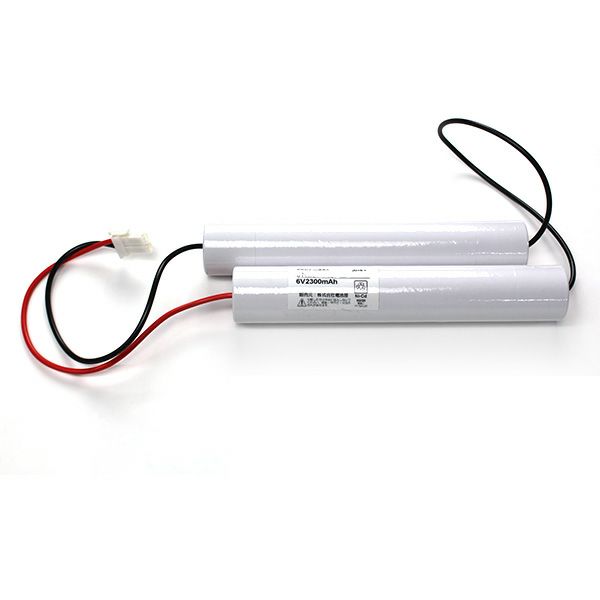 6N23AA相当品(同等品) 電池屋製新品 6.0V2300mAh<年度シール付き> コネクター付きそのまま取付できます。