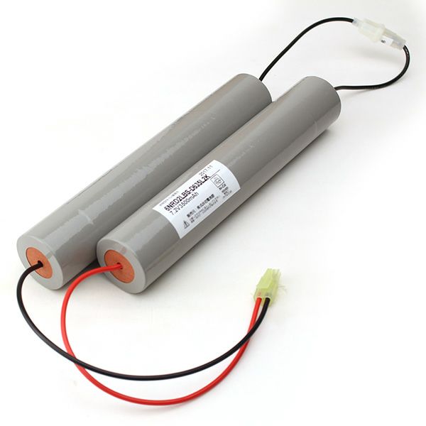 6NR-D-2LB相当品 (同等品) 電池屋製新品 日立製作所相当品 7.2V3500mAh L2型 <年度シール付き> コネクター付きそのまま取付できます。