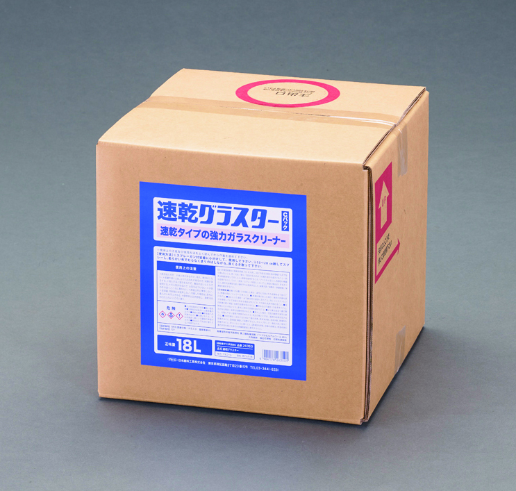 EA922AB-121 エスコ 18L 強力ガラスクリーナー(速乾) (日本磨料工業(PIKAL) 26350)