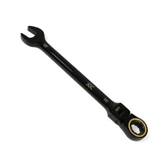 CWL-12-BG フジ矢 純正品新品 首振ラチェットコンビレンチ(黒金)