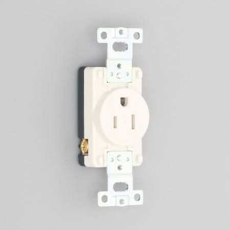 7110GN-IV アメリカン電機 埋込コンセント 白 接地形2P 15A 125V <平刃形 NEMA規格5-15>