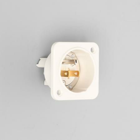 7115GN アメリカン電機 フランジインレット ナイロンケース 接地形2P 15A 125V <平刃形 NEMA規格 5-15>