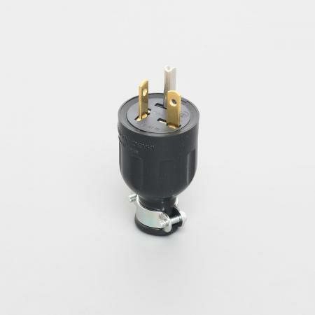 7222GR アメリカン電機 プラグ ゴムカバー 接地形2P 20A 250V <平刃形 NEMA規格 6-20>