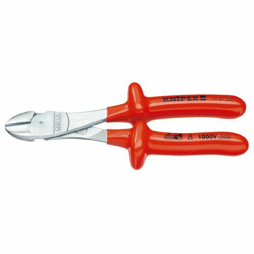 7407-200 絶縁強力斜ニッパー 1000V KNIPEX(クニペックス)