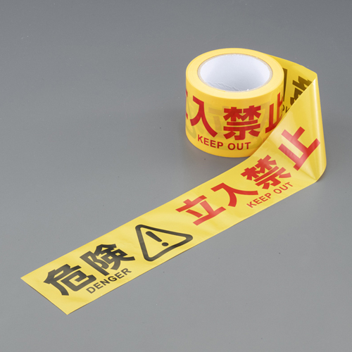 EA983DB-30B エスコ 76mm/50m 標識テープ(危険・立入禁止/30巻)