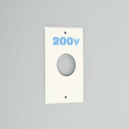 8071N-200 アメリカン電機 エンプラプレ-ト 小穴1ケ用 P:101 200V