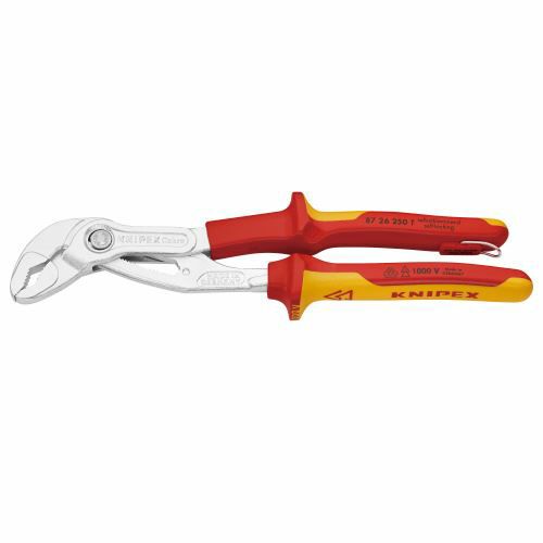 8726-250TBK 絶縁コブラ 1000V 落下防止 (BK) KNIPEX(クニペックス)
