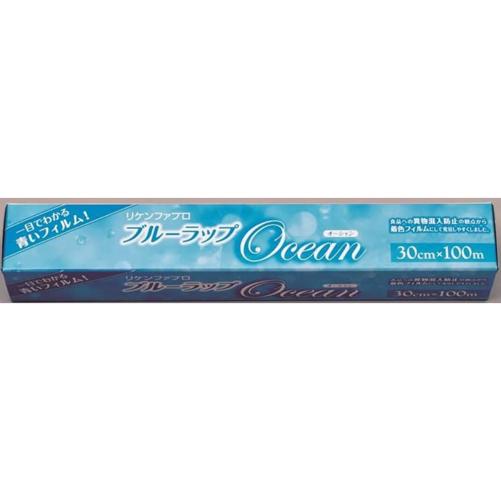 リケンファブロ 純正品 ブルーラップ Ocean 30*100M 4977811520392【単品販売。ケース販売ではございません。】