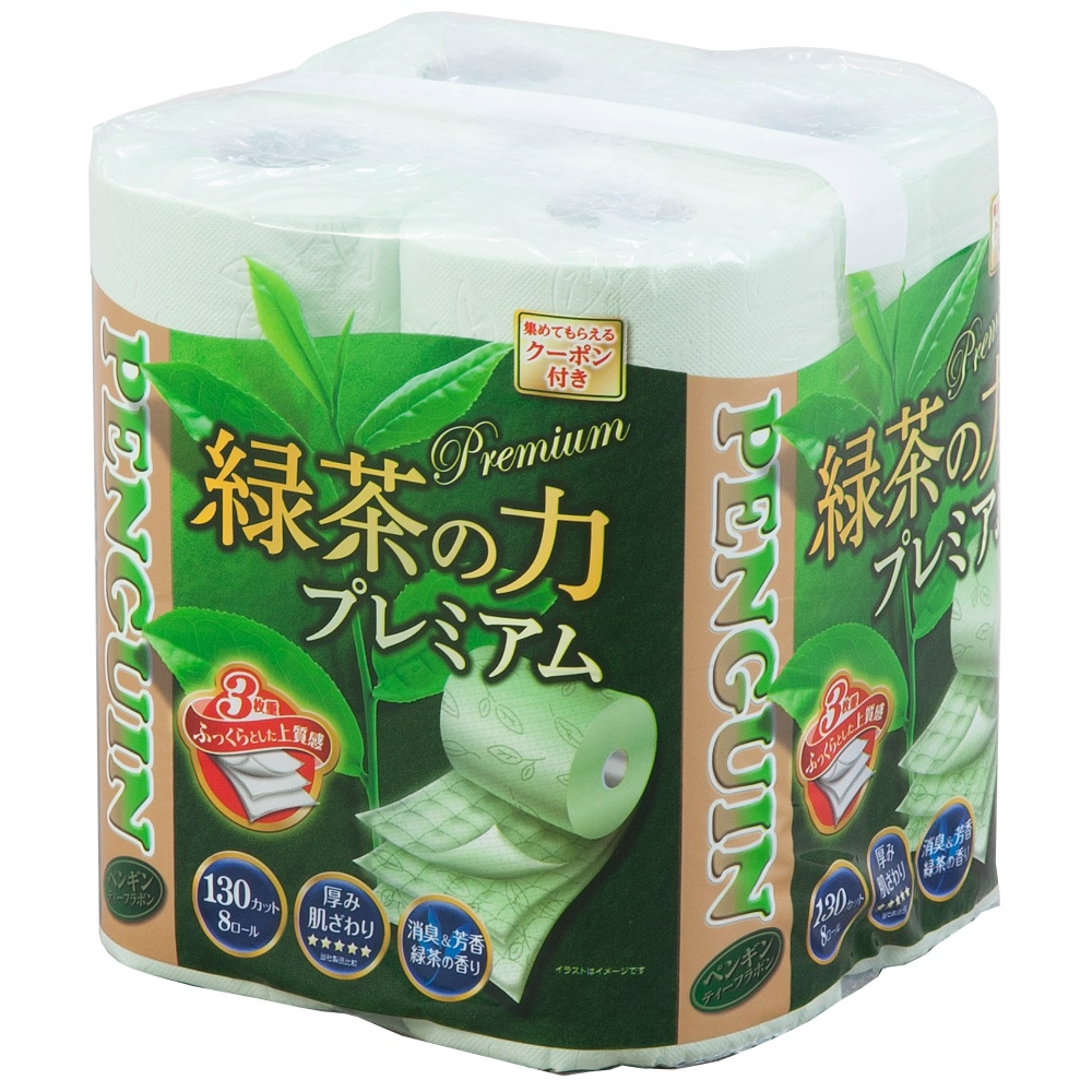 丸富製紙 純正品 緑茶の力プレミアム8Rトリプル 4902727010019【単品販売。ケース販売ではございません。】