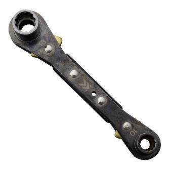 FRS-11-BG フジ矢 純正品新品 板ラチェットレンチ(黒金)