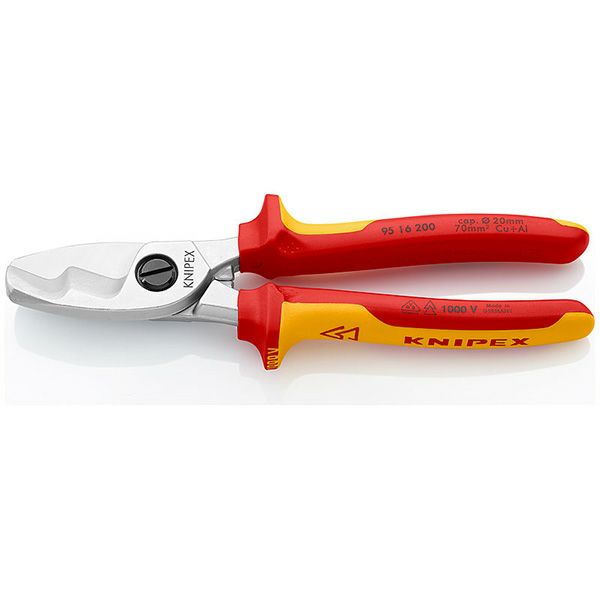 9516-200 絶縁ケーブルカッター 1000V (SB) KNIPEX(クニペックス) KNIPEX(クニペックス)