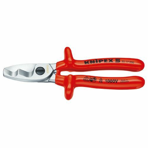 9517-200 絶縁ケーブルカッター 1000V KNIPEX(クニペックス)
