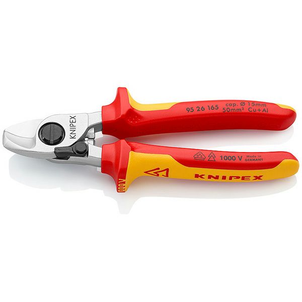 9526-165 絶縁ケーブルカッター(バネ付)1000V(SB) KNIPEX(クニペックス) KNIPEX(クニペックス)
