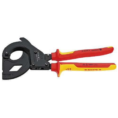 9536-315A 絶縁ラチェットケーブルカッター SWA用 KNIPEX(クニペックス)
