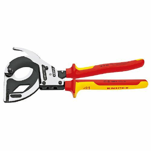 9536-320 絶縁ラチェットケーブルカッター KNIPEX(クニペックス)