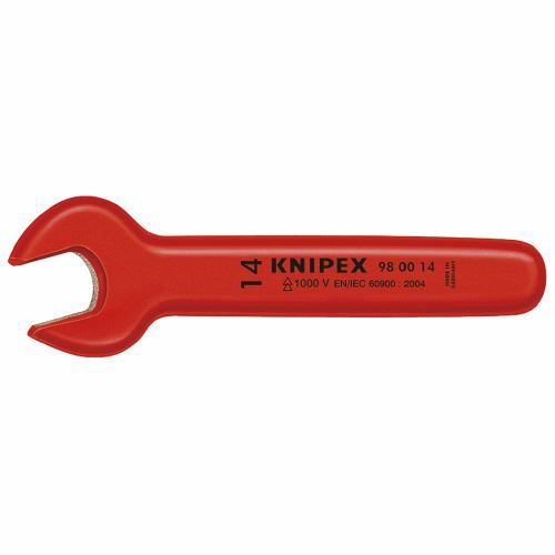 9800-7/16 絶縁片口スパナ 1000V KNIPEX(クニペックス)