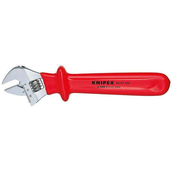 9807-250 絶縁モンキーレンチ 250MM KNIPEX(クニペックス)