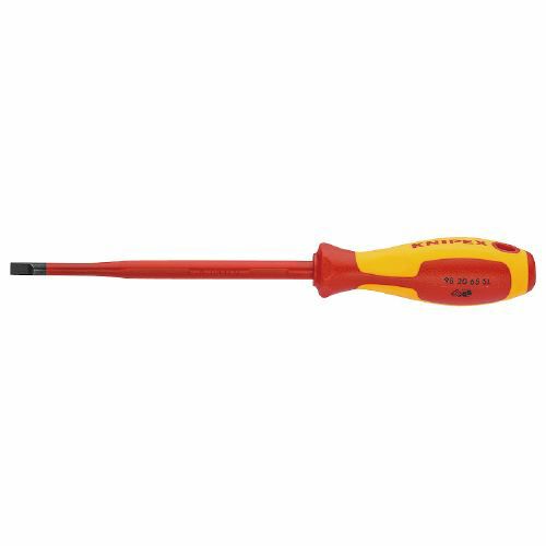9820-6.5 (-) スリム絶縁ドライバー 1000V KNIPEX(クニペックス)