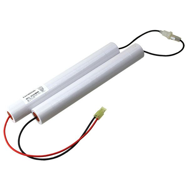 9N19AA相当品(同等品) 電池屋製新品 非常灯用交換電池 9.6V1800mAh＜年度シール付き＞ コネクター付きそのまま取付できます。【受注品】