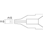 A1003 白光 はんだ除去器用交換パーツ ノズル 内径1.0mm S型 適合機種474/475/701/808【発注単位:1】
