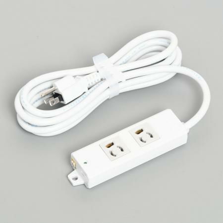 A8140 アメリカン電機 抜止形 OAタップ2ケ口 コ-ドセット マグネット付 接地2P 15A 125V