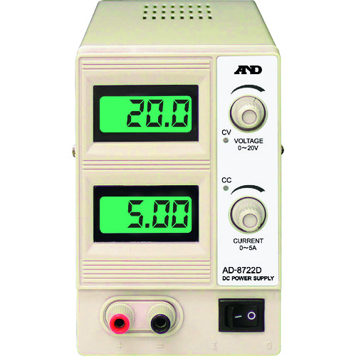 AD8722D A&D 直流安定化電源 入力電圧AC100V【発注単位:1】