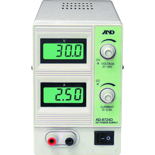 AD8724D A&D 直流安定化電源 30V 2.5A【発注単位:1】